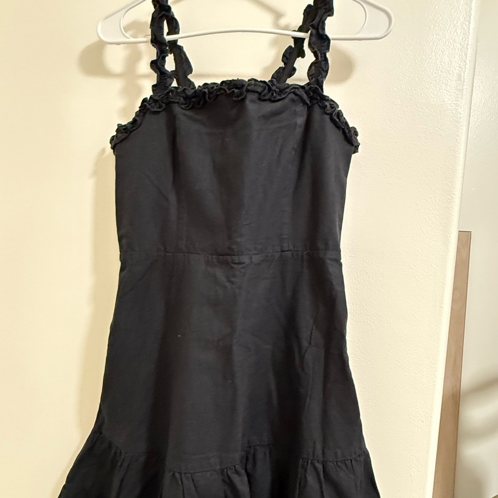 Aqua Black Midi Dress